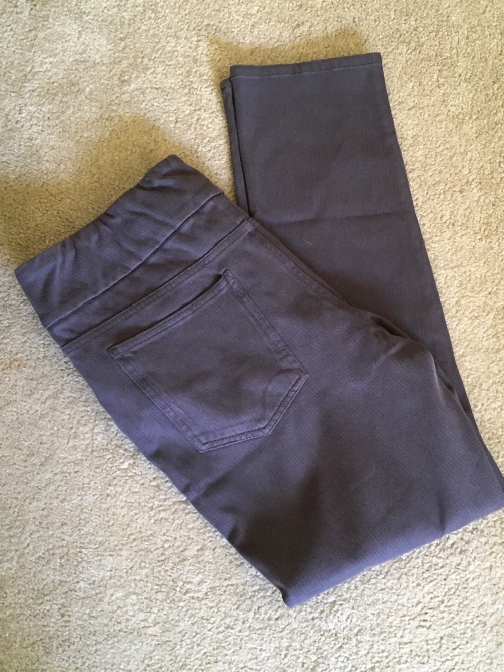 Coldwater Creek size 16 cotton spandex gray straight leg jeans